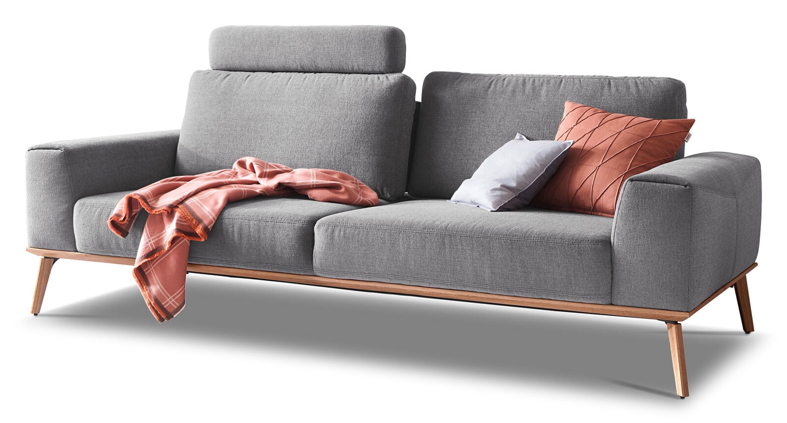 SCHÖNER WOHNEN-Kollektion Sofa 3-Sitzer STAGE Stoff Trend grau