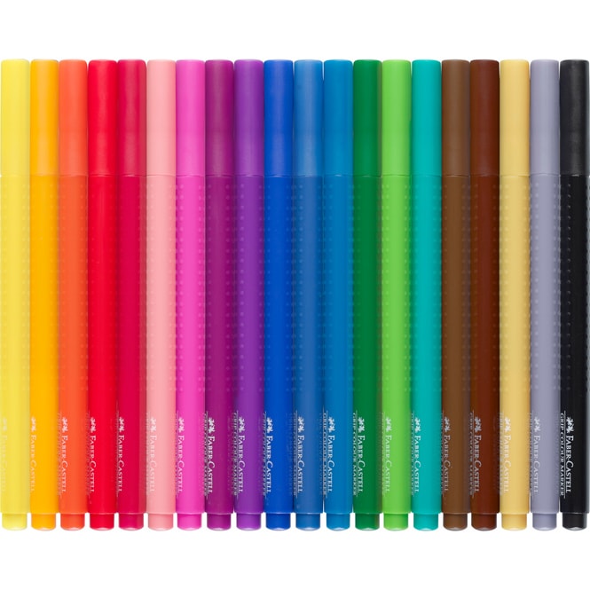20 Fasermaler - Grip Color