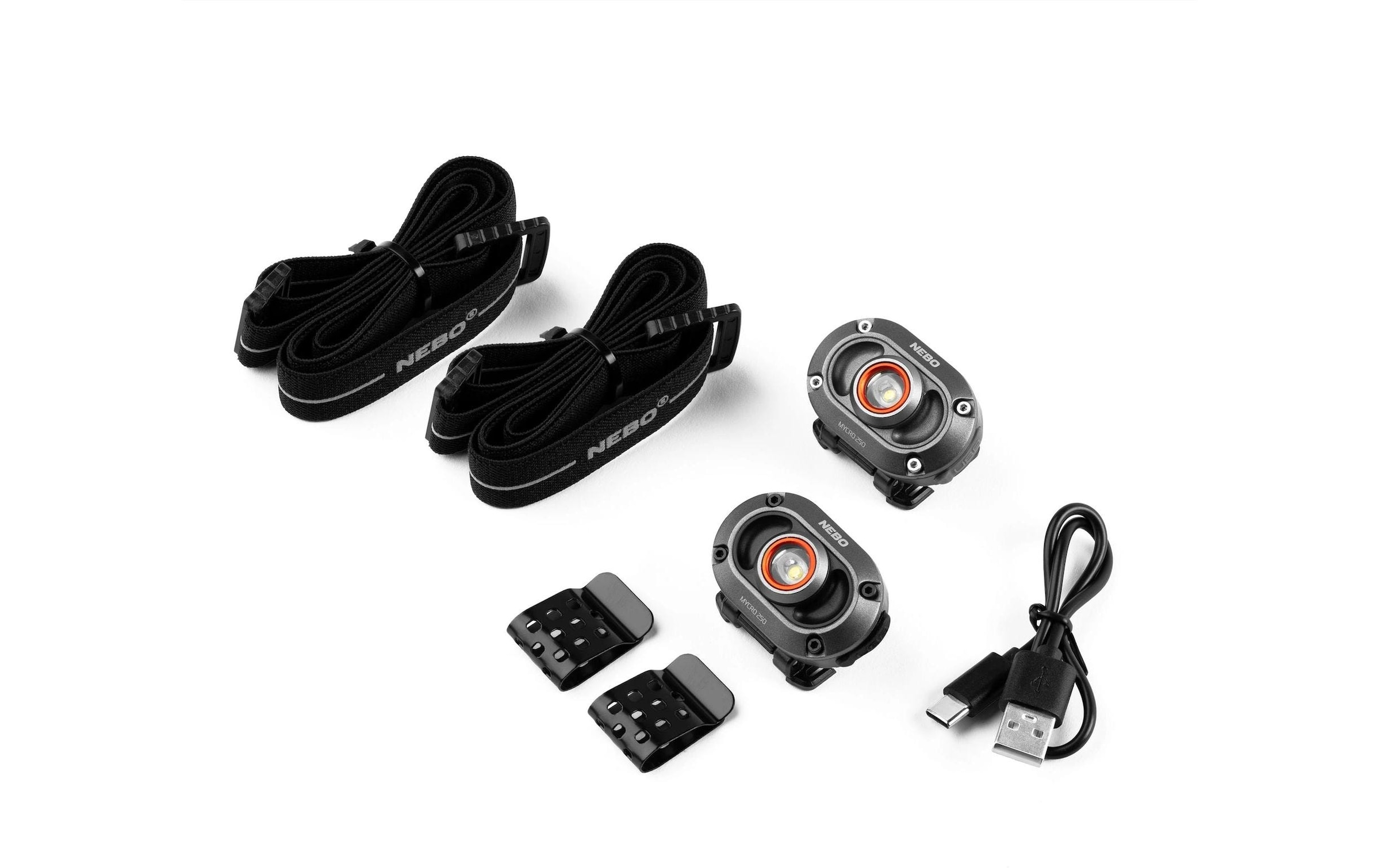 NEBO Stirnlampe »Mycro 250 2er-Pack«