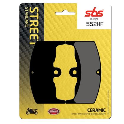 Plaquettes de freins SBS 552HF Organique avant/arrière (selon modèle)