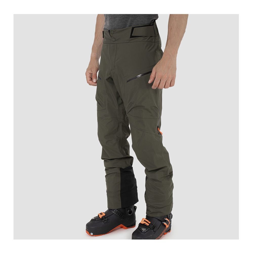 Salewa SELLA 3L POWERTEX - Pantalon ski Homme dark olive