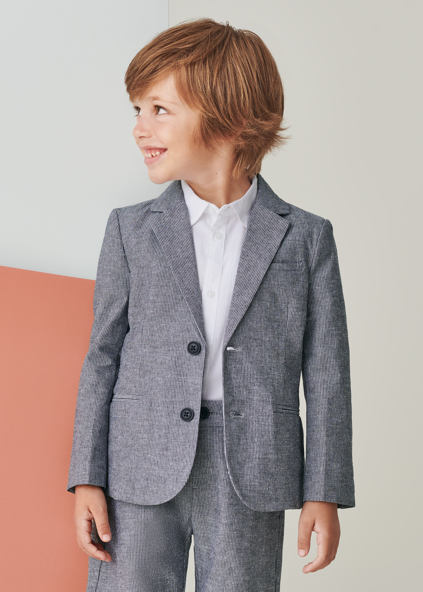 Blazer de linho para meninos