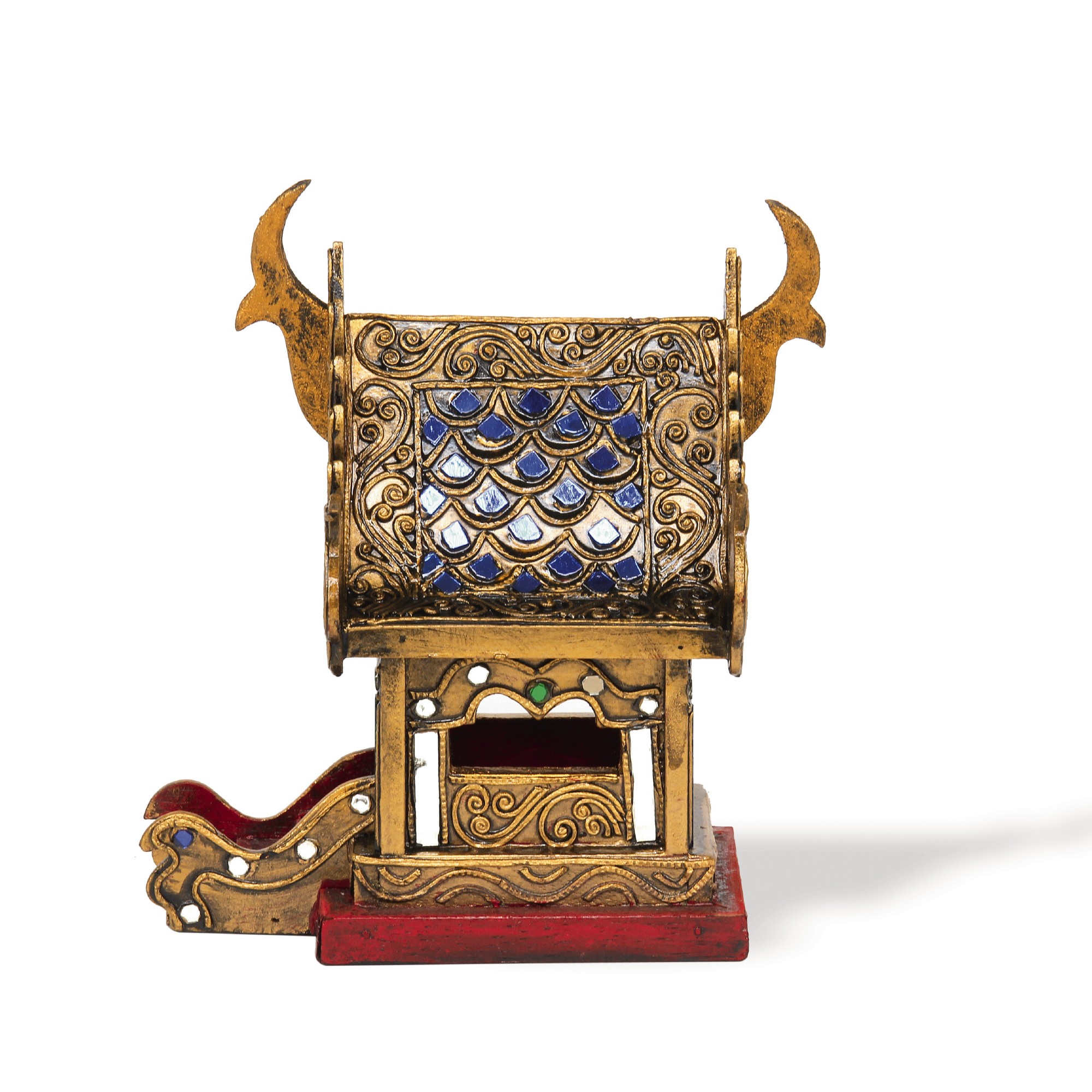 Geisterhäuschen thailändisch, gold, H 20 cm, L 16 cm, B 13,5 cm günstig bestellen