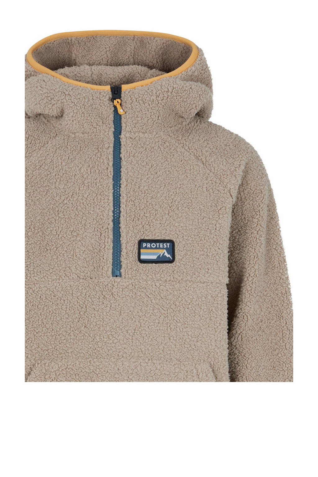 Protest hoodie fleece PRT CULT JR beige