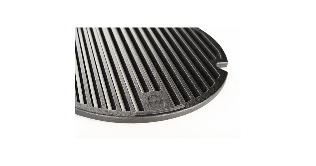 Kamado JoeSear Plate voor Kamado Joe Classic I, II, III en Joe Jr. grillrooster  (Zwart, Ø 34cm)