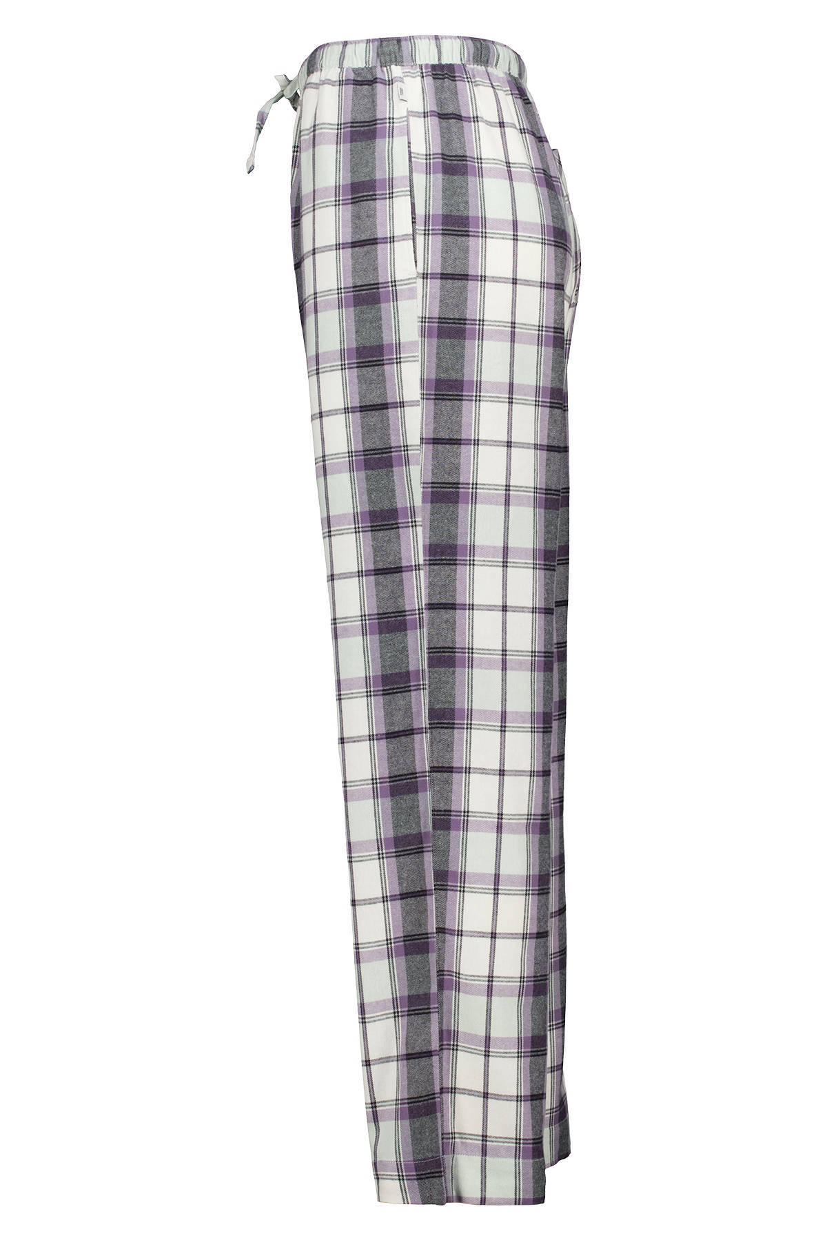 America Today pyjamabroek Labello lila/grijs/wit