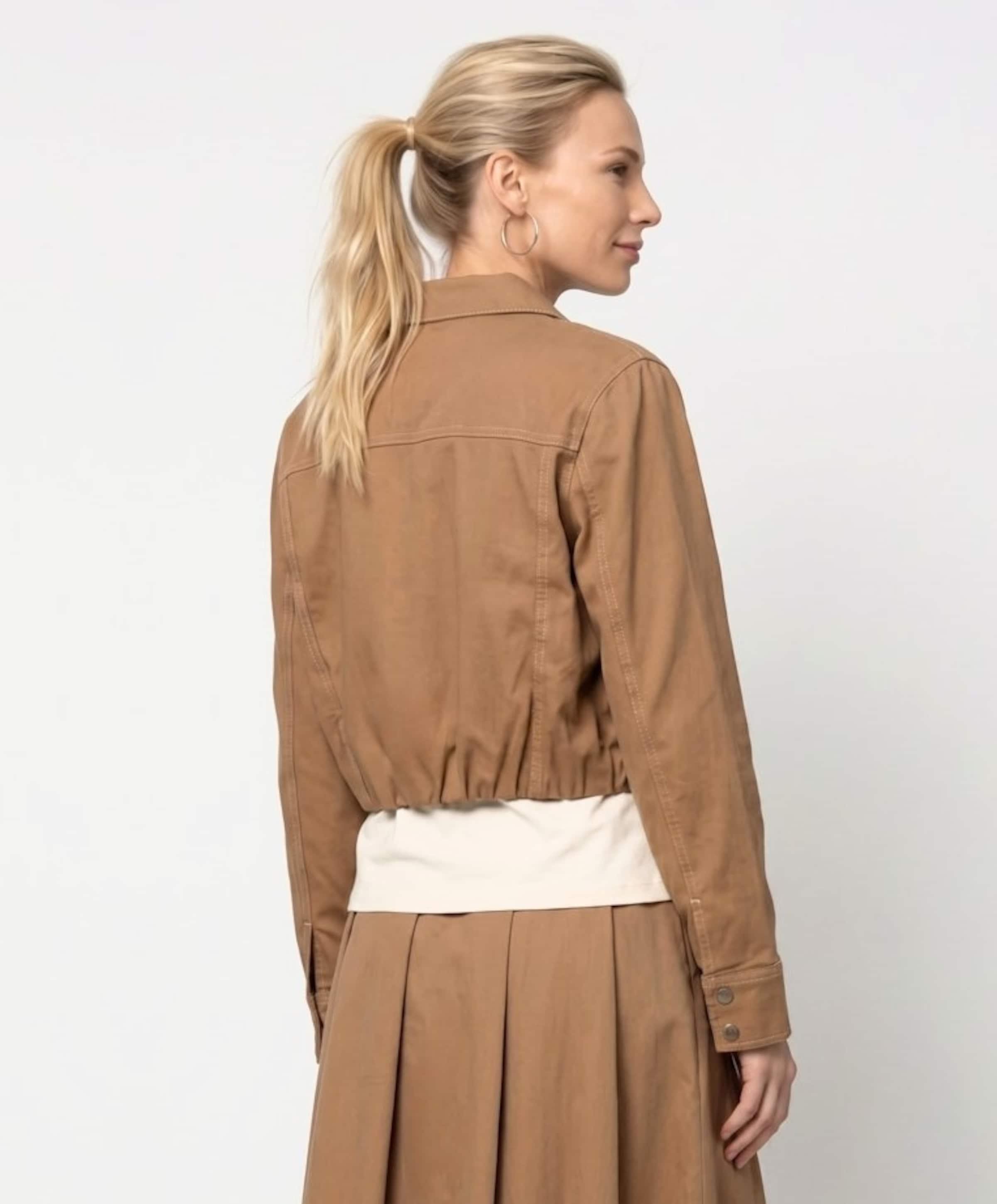 Monari Dames jas bruin