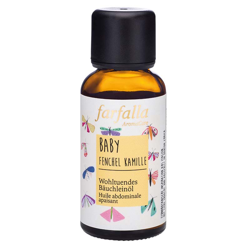 Farfalla Baby Wohltuendes Bäuchleinöl Öl Fenchel Kamille 30 ml