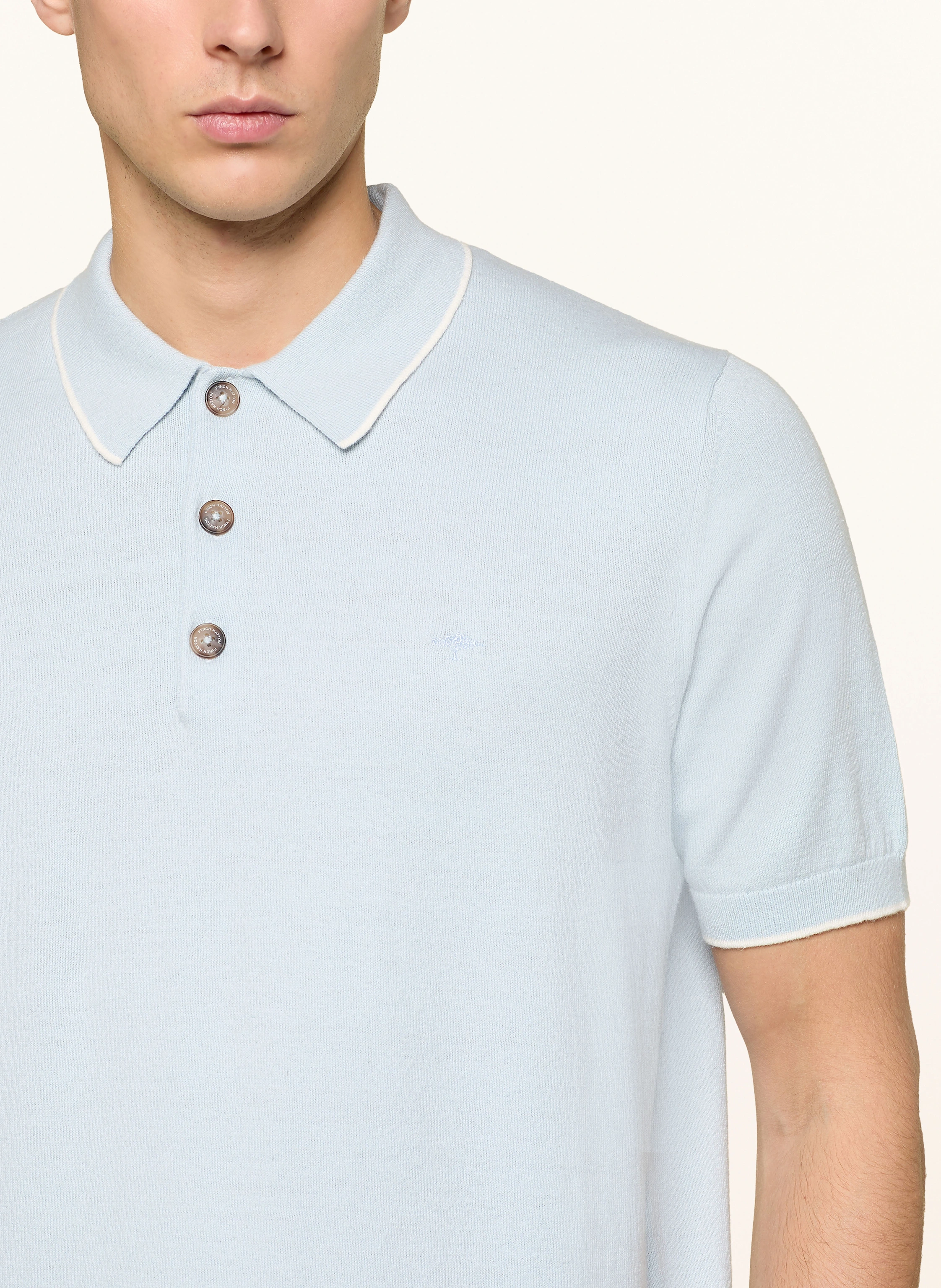 FYNCH-HATTON Strick-Poloshirt
