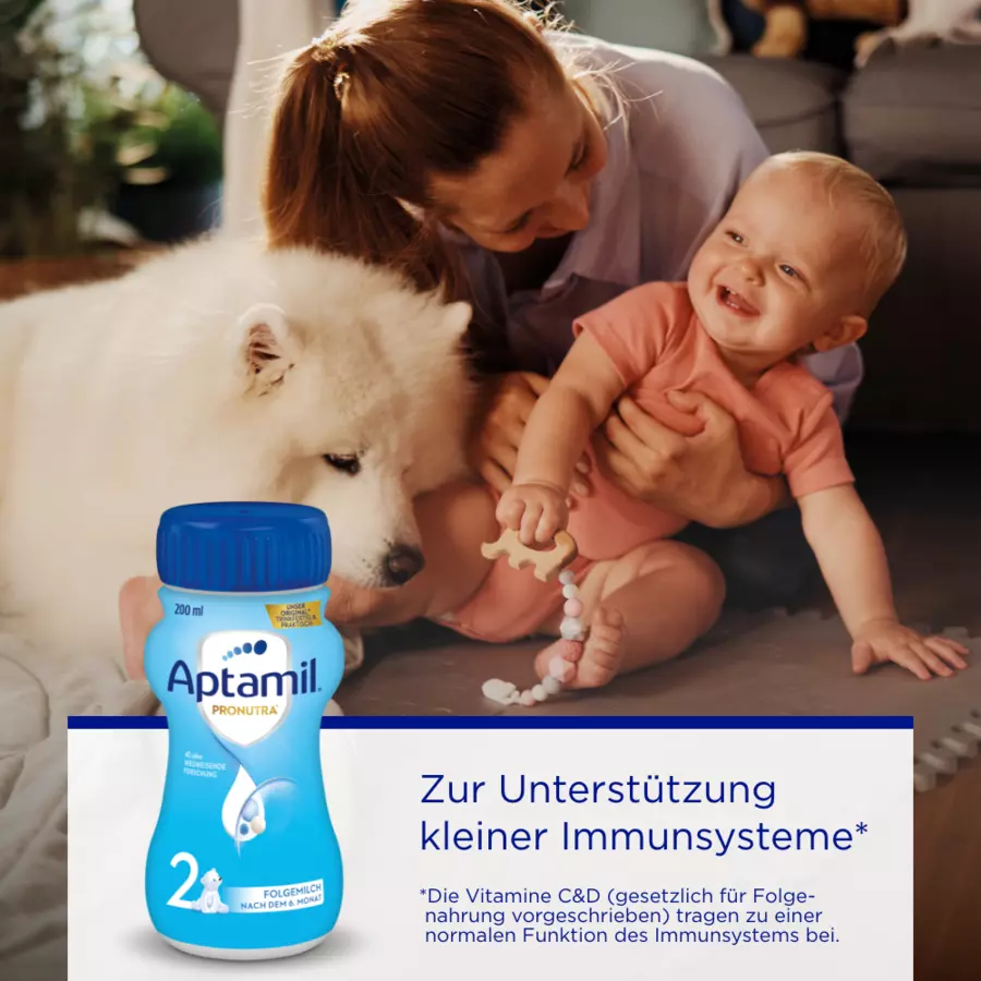 Aptamil Folgemilch 2 Pronutra 200ml nach dem 6. Monat
