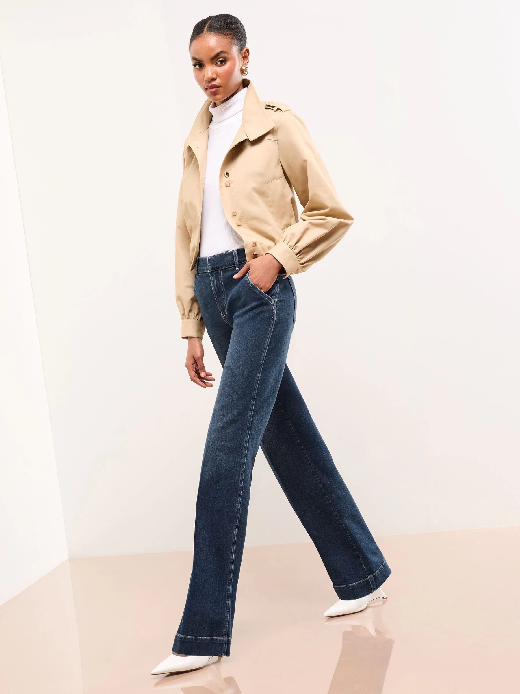 Lipsy Tailored Wide Leg Jeans
