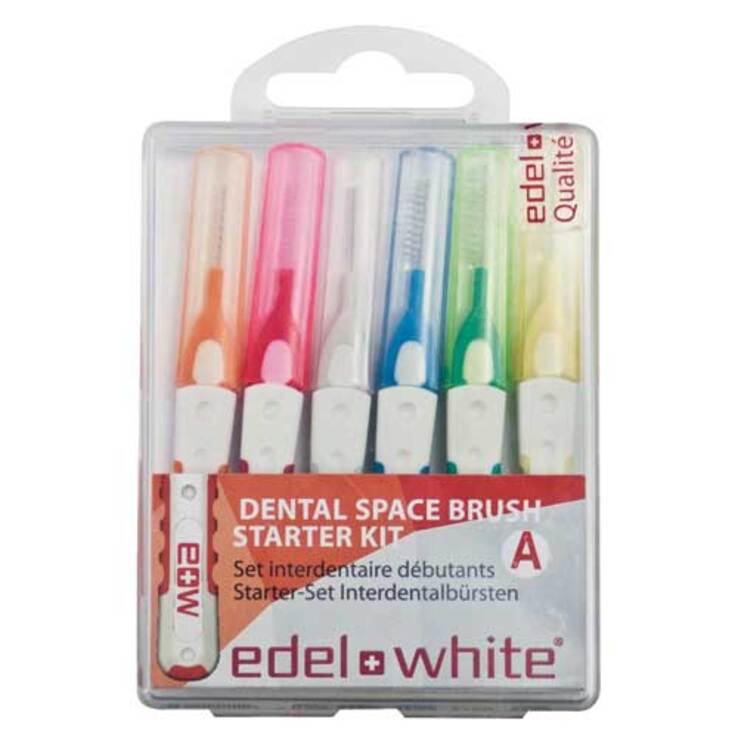 Edelwhite pro Interdentalbürste Start.Kit gem.Größe, 6 St