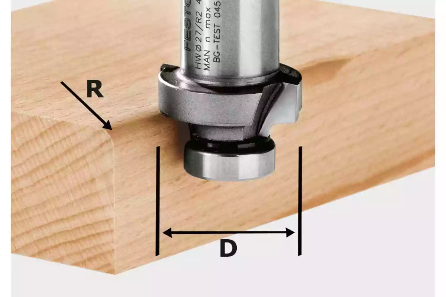 Festool 490092 Afrondfrees -  HW R2-OFK 500 - 2 x 27mm