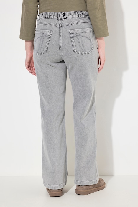 Jeans Mary, weites Bein, Komfortbund, Biobaumwolle
