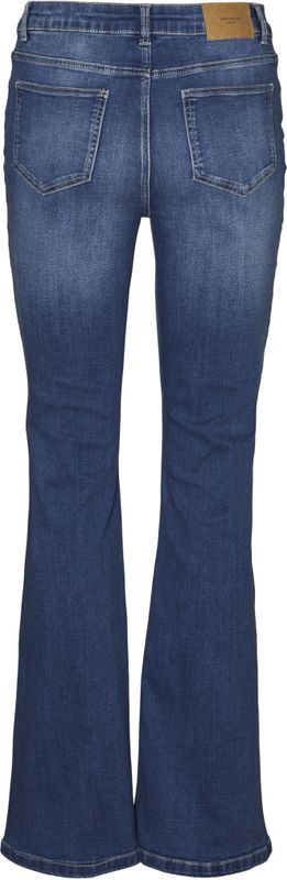 Flared Fit Jeans - Stonewash - High Rise