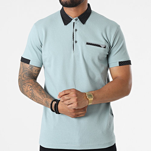 Polo Manches Courtes JP-849 Bleu Clair