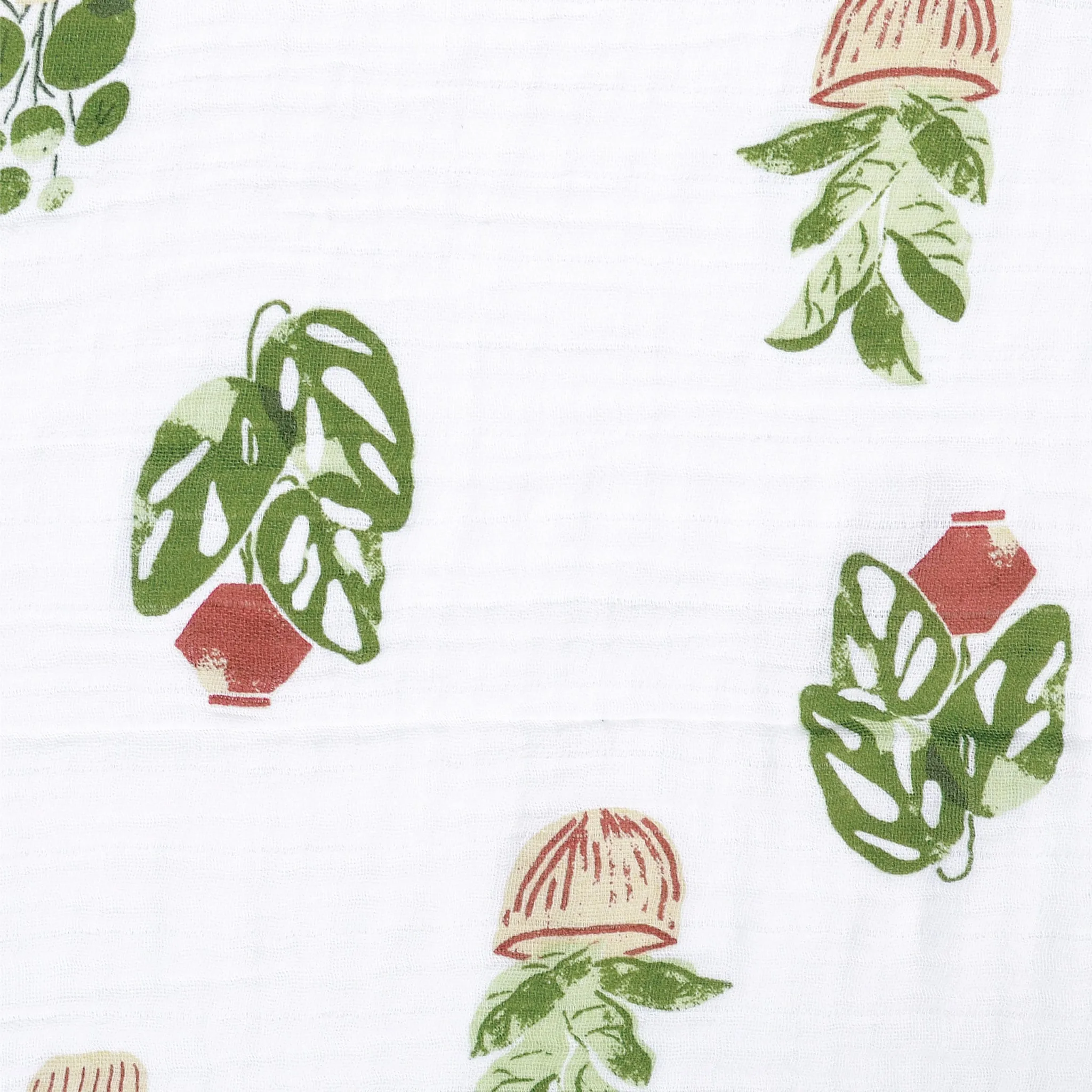 Perlimpinpin Couverture Mousseline - Plantes
