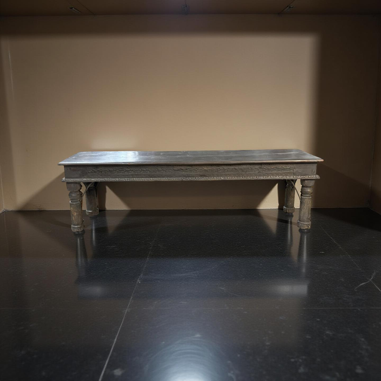 Salontafel/bank grijs uniek