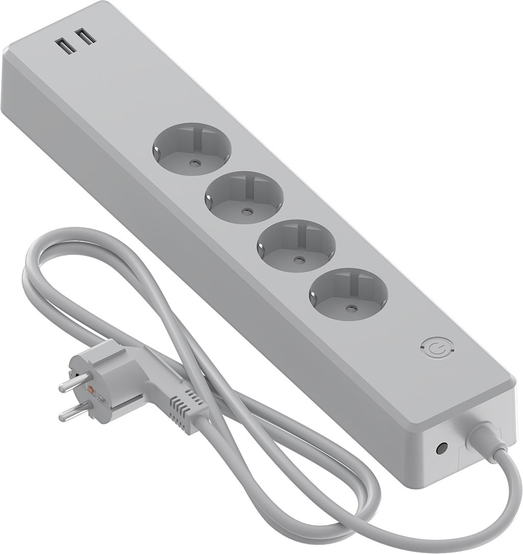 Calex smart stekkerdoos 4-voudig + USB EU