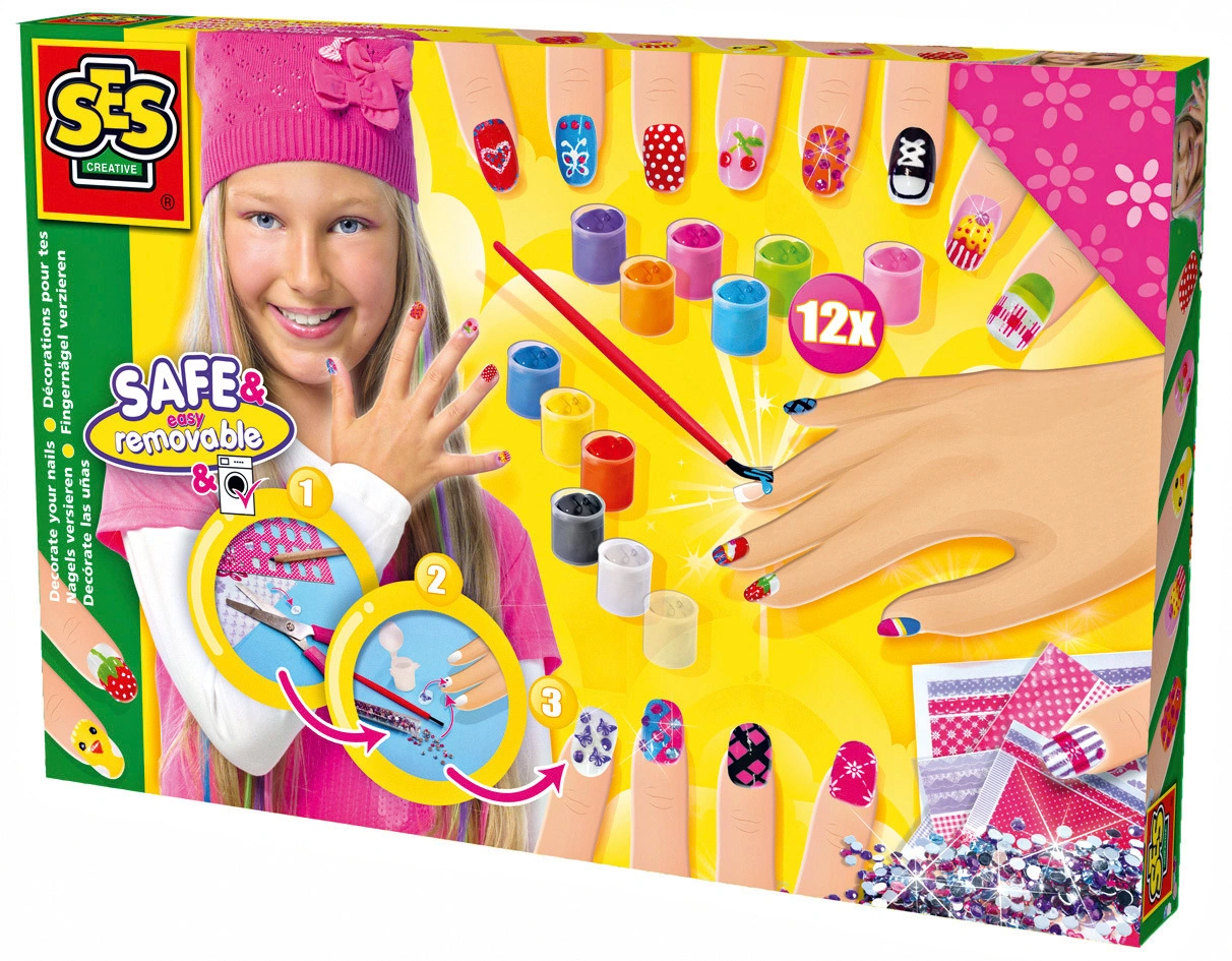 Malset Fingernägel verzieren