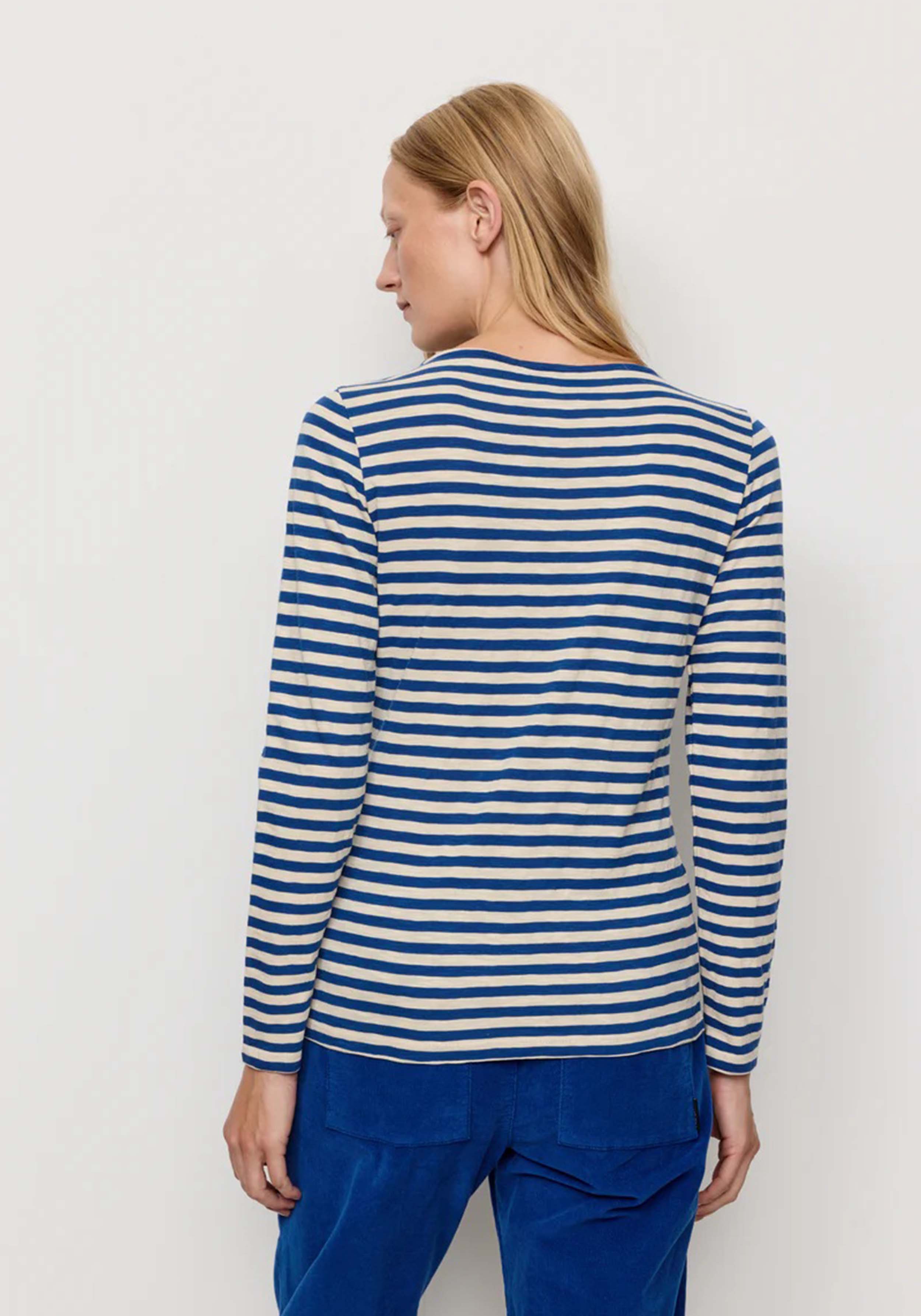 Recolution Longsleeve Iris Stripes Lapis Blue