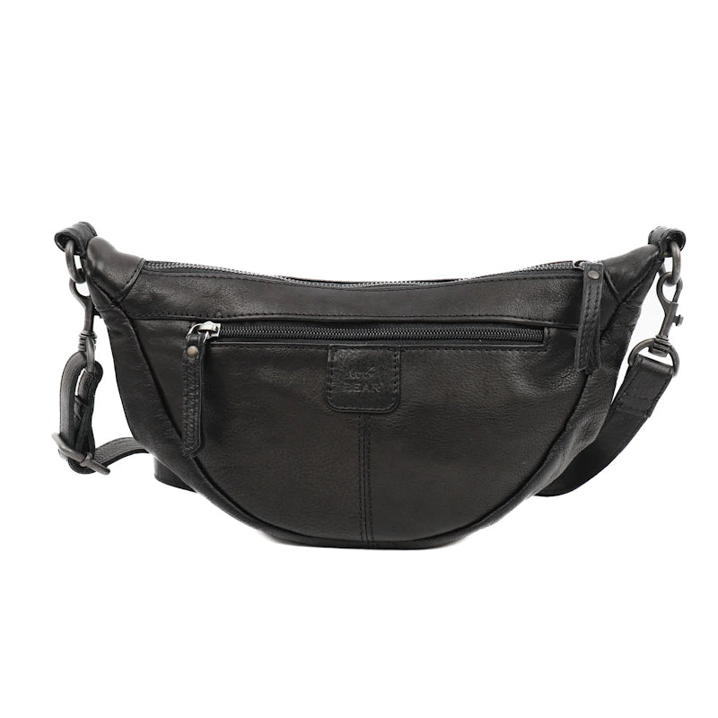 Bear Design Crossbody Tas Toon Zwart