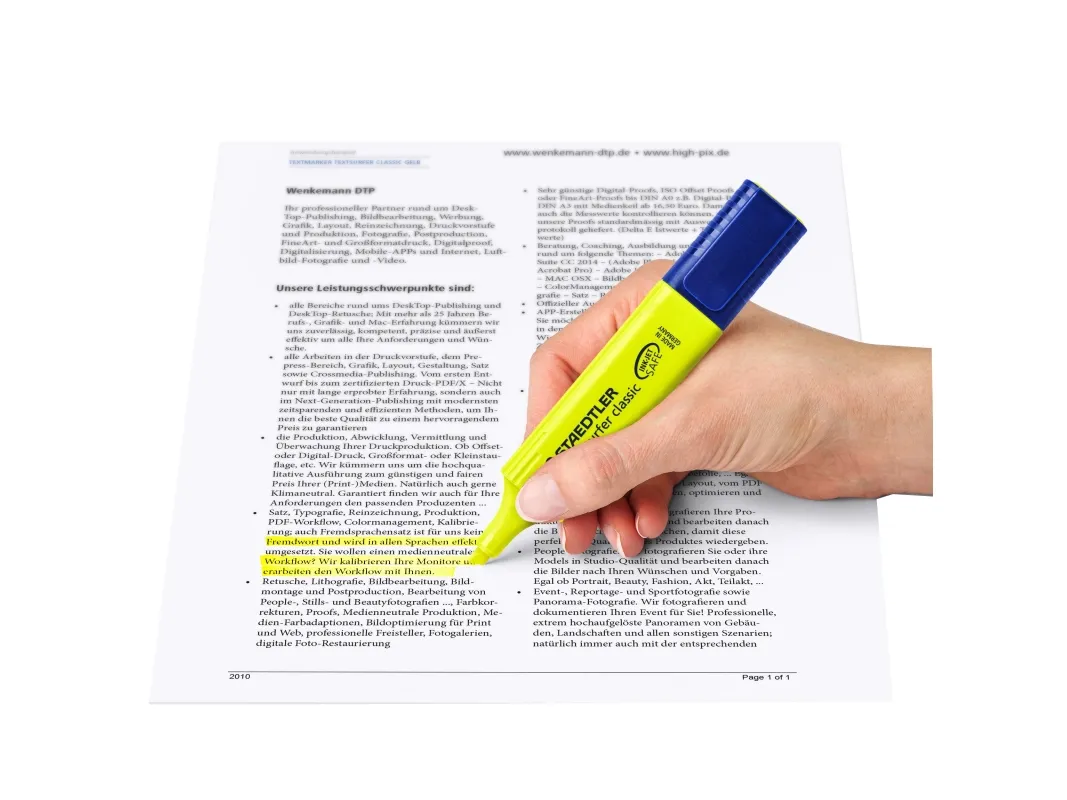 Staedtler Textsurfer Classic 364 overstregningspenne ass. farver - borddisplay med 200 stk.