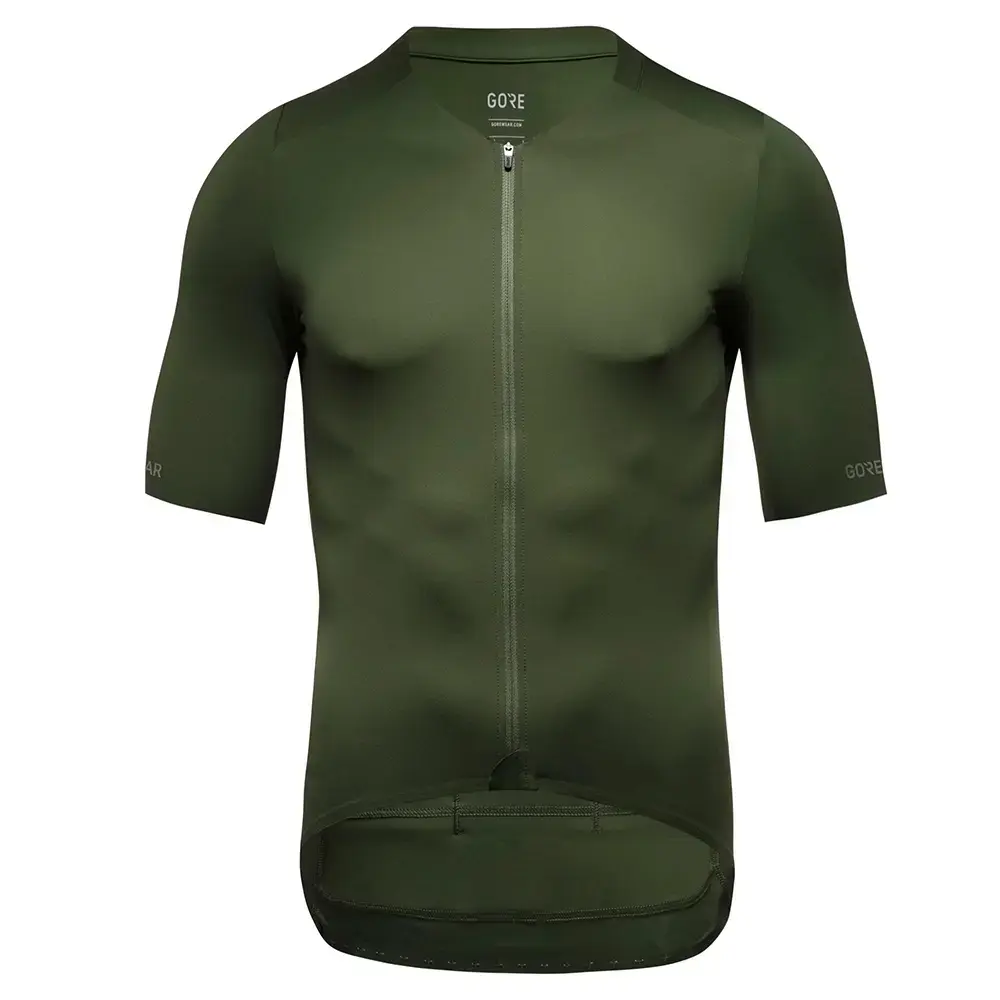 GORE Wear Distance Fietsshirt Korte Mouwen Groen Heren