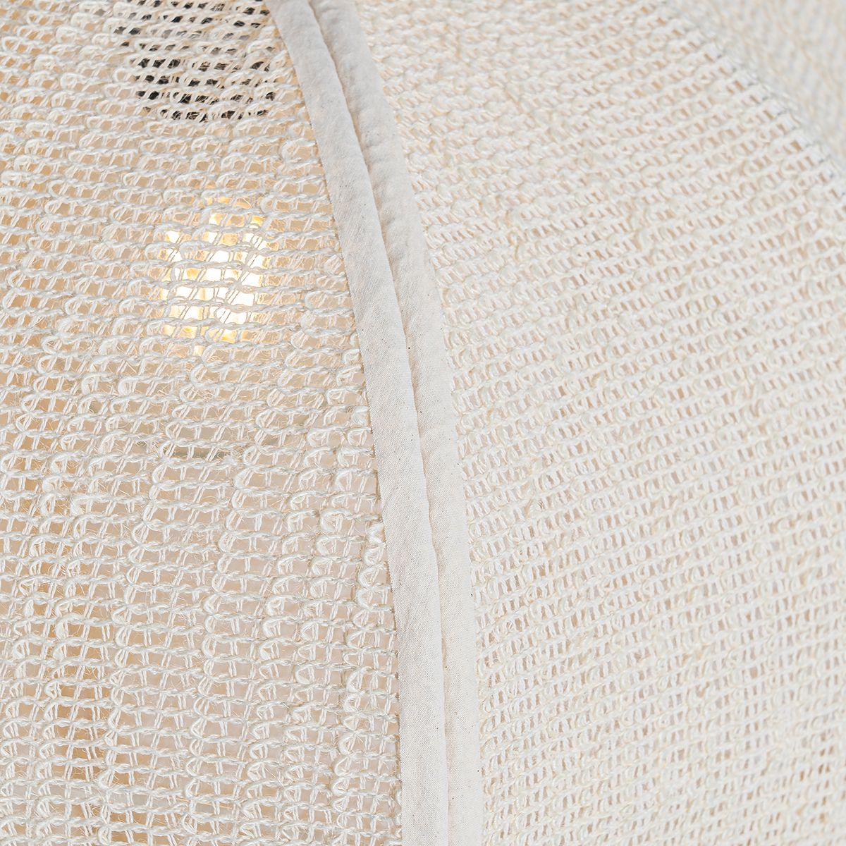 Oosterse hanglamp naturel stof 48 cm - Rob