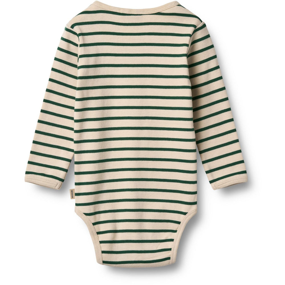 Køb Wheat Green Stripe Body L/S Berti