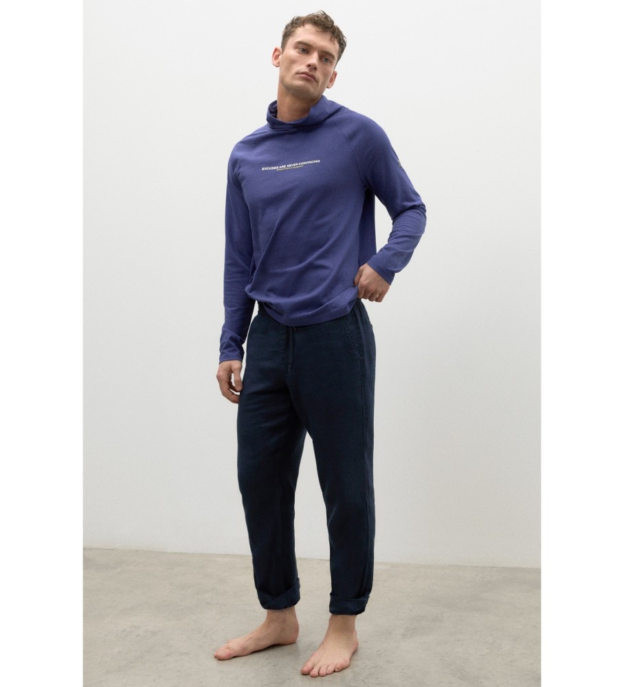 Camiseta ECOALF Onasalf, azul lavanda