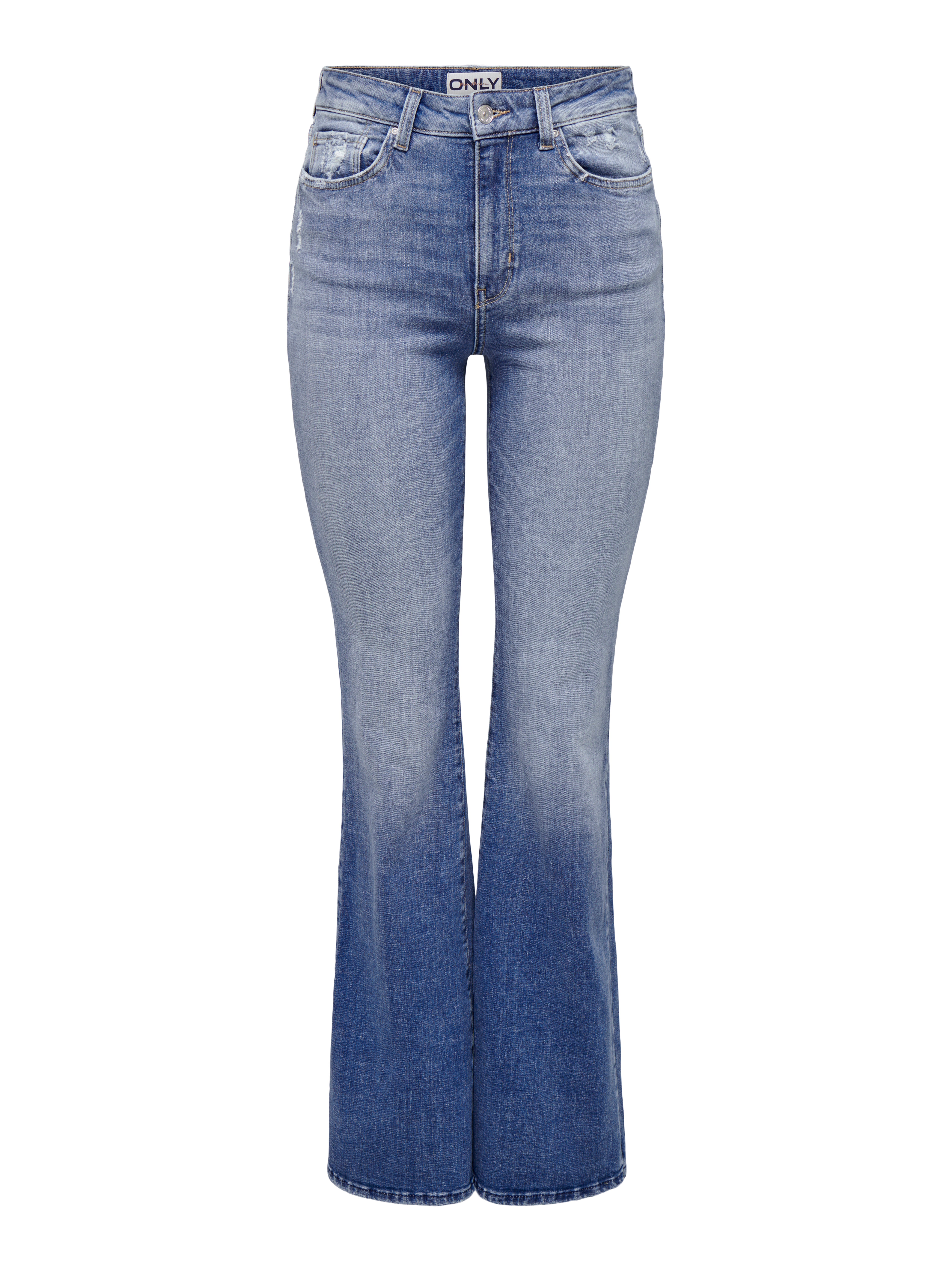 ONLDAWN Hohe Taille Ausgestellt Jeans Medium Blue Denim