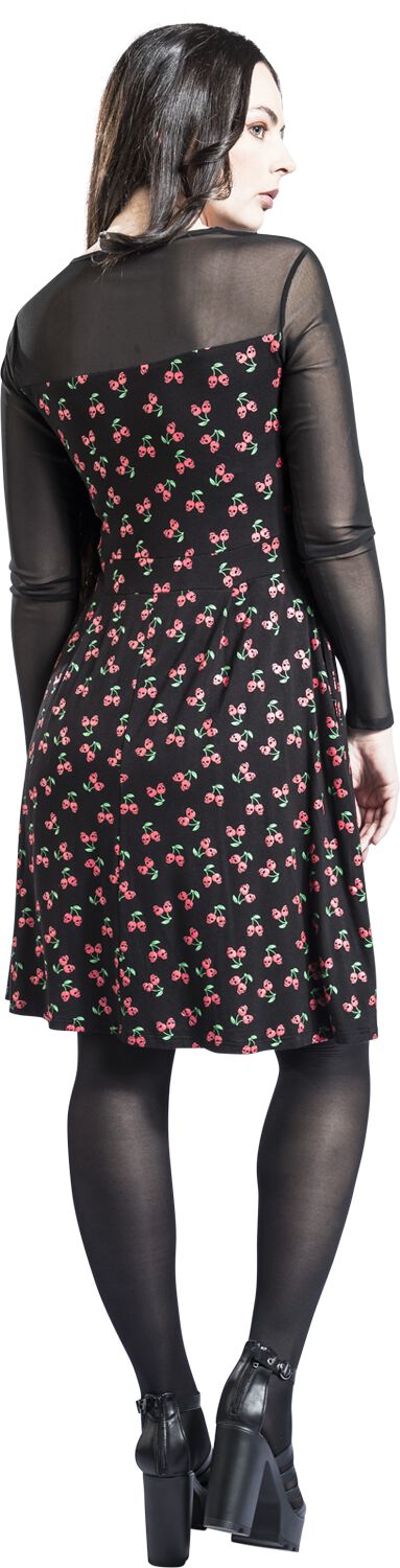 Robe en Mesh avec Cerises | Rock Rebel by EMP Robe mi-longue