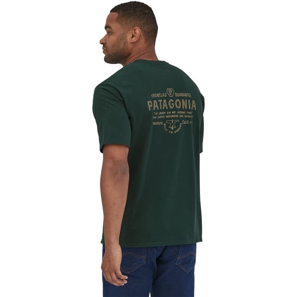 T-shirt PATAGONIA M'S FORGE MARK RESPONSIBILI-TEE PINYON GREEN