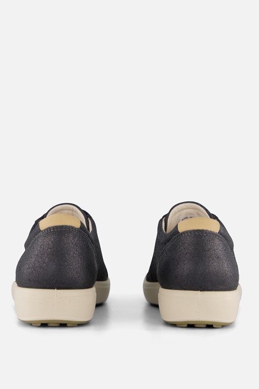 Ecco Soft 7 W Sneakers zwart Leer