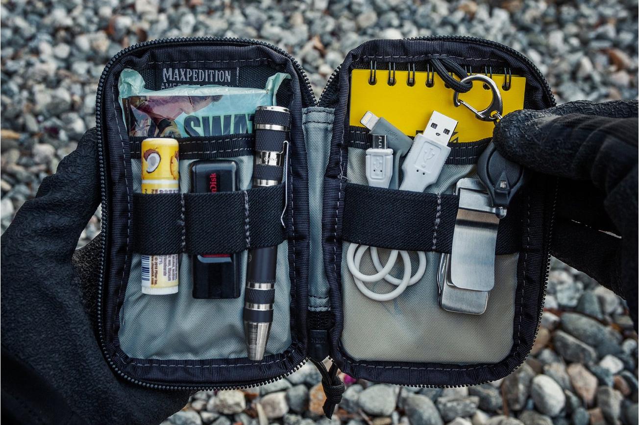 Maxpedition 0262B Micro Pocket Organizer pouch, zwart