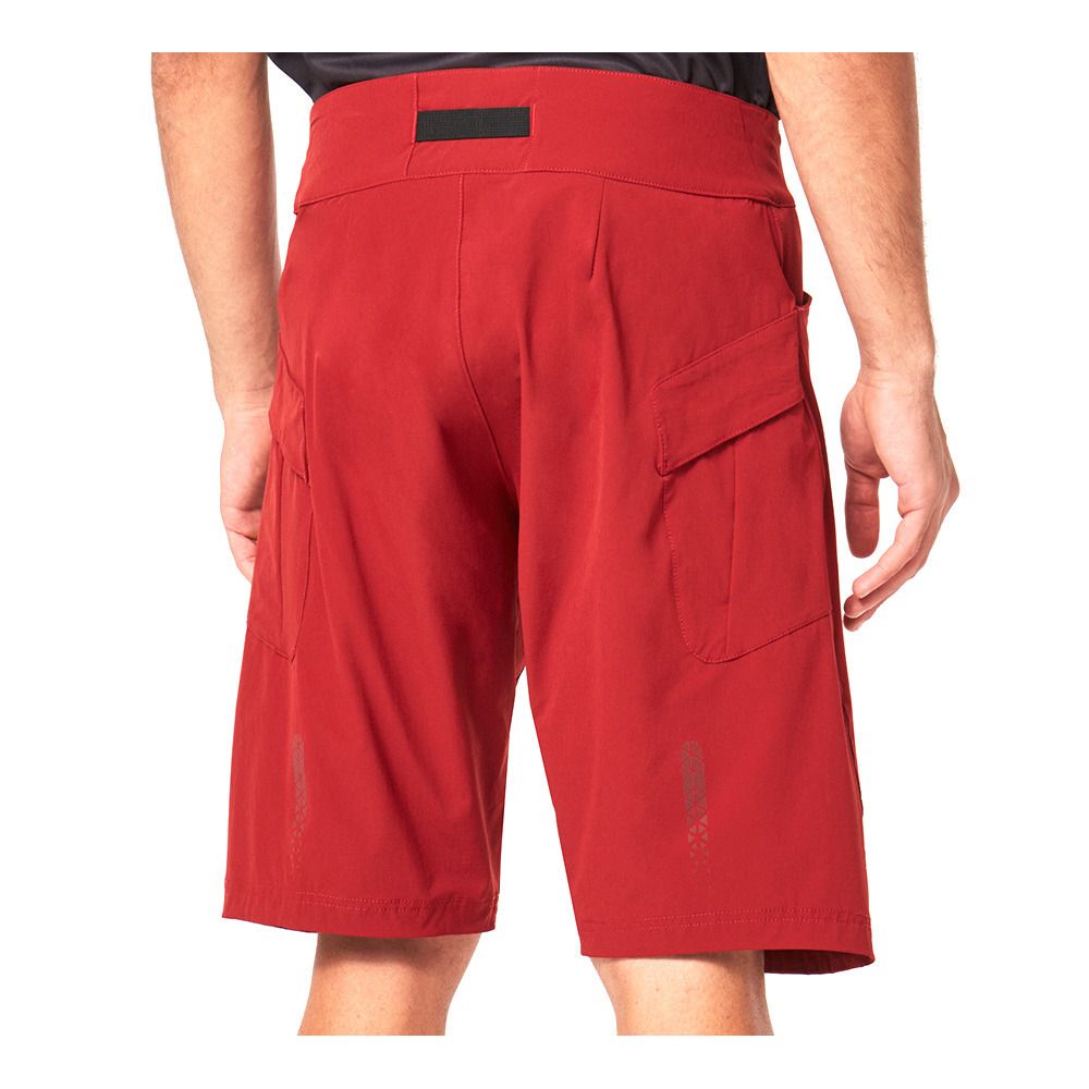 Oakley DROP IN - Short 2 en 1 Homme iron red