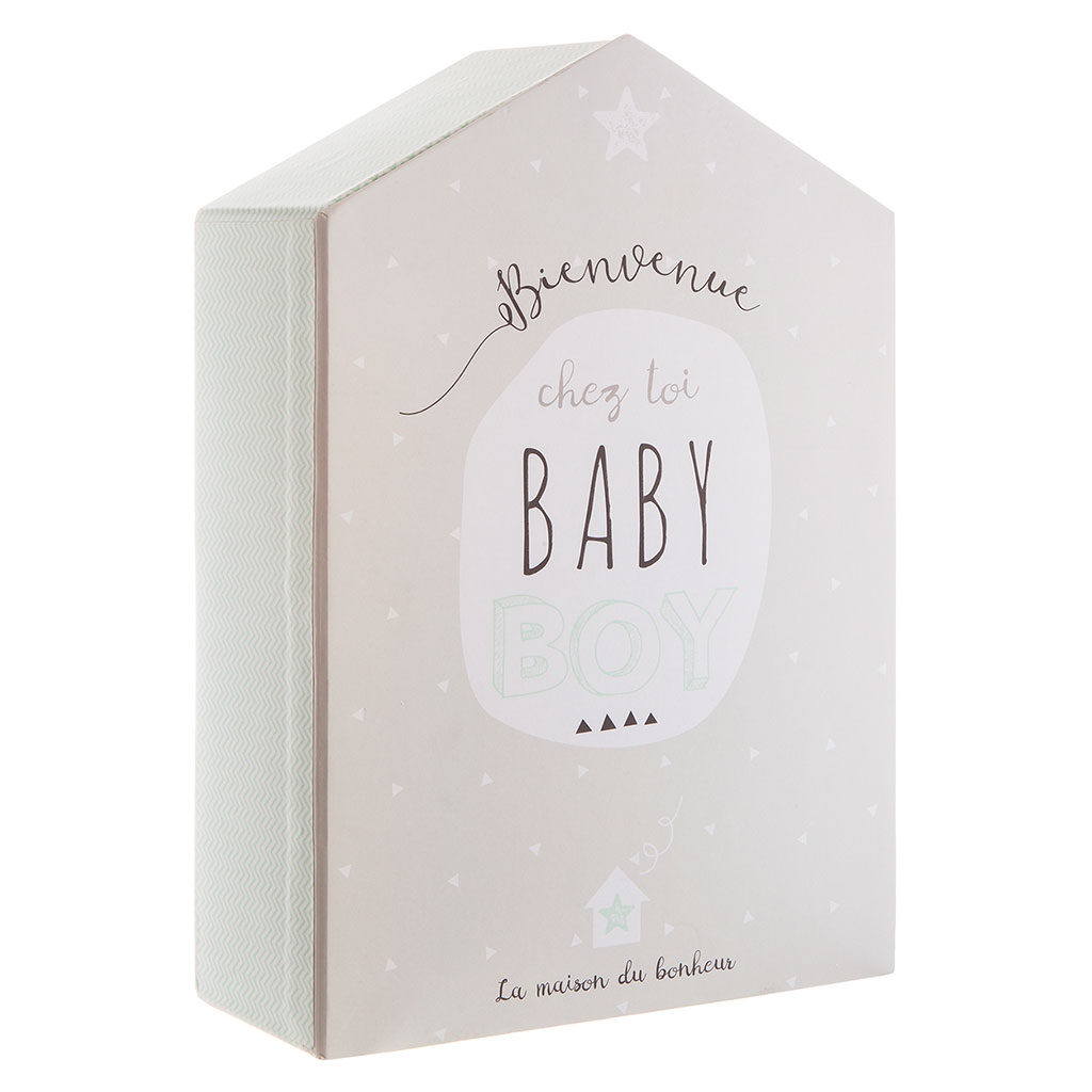Maison coffret naissance 30.5x9.5x20.5cm