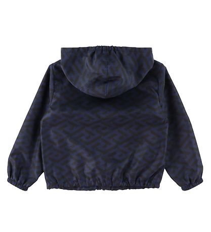Versace Jakke - Greca Signature - Navy/Sort