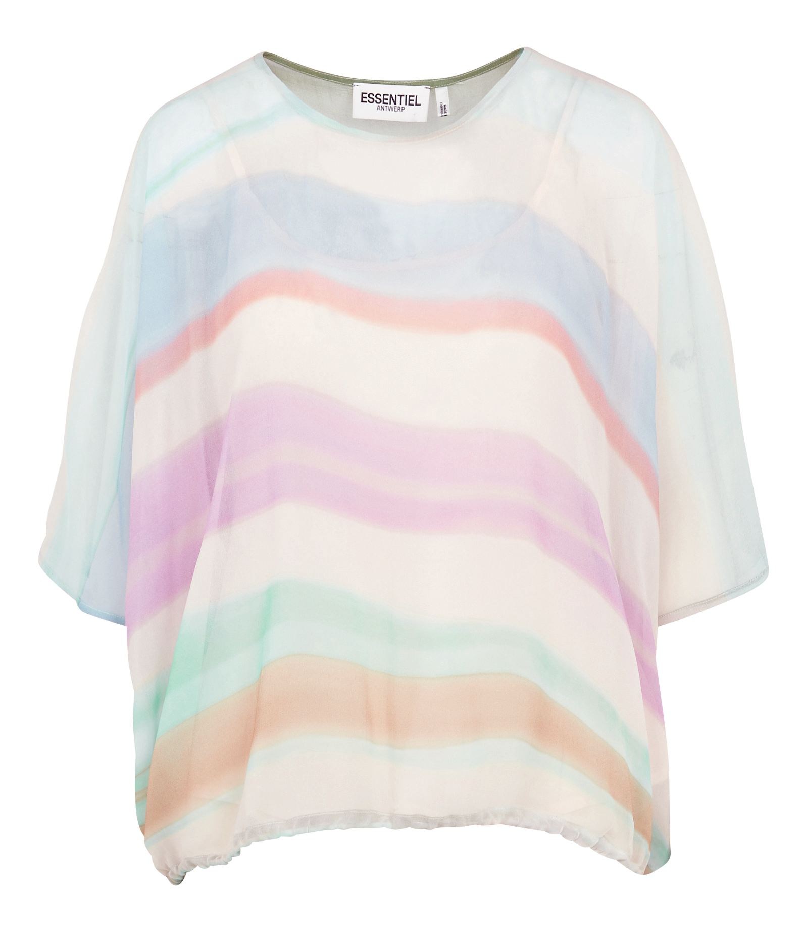 BLATINUM - Top col rond | Multicolore