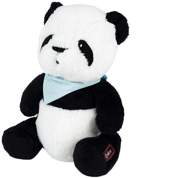 Kuscheltier LES AMIS – PANDA MEDIUM (25cm) in weiß/schwarz