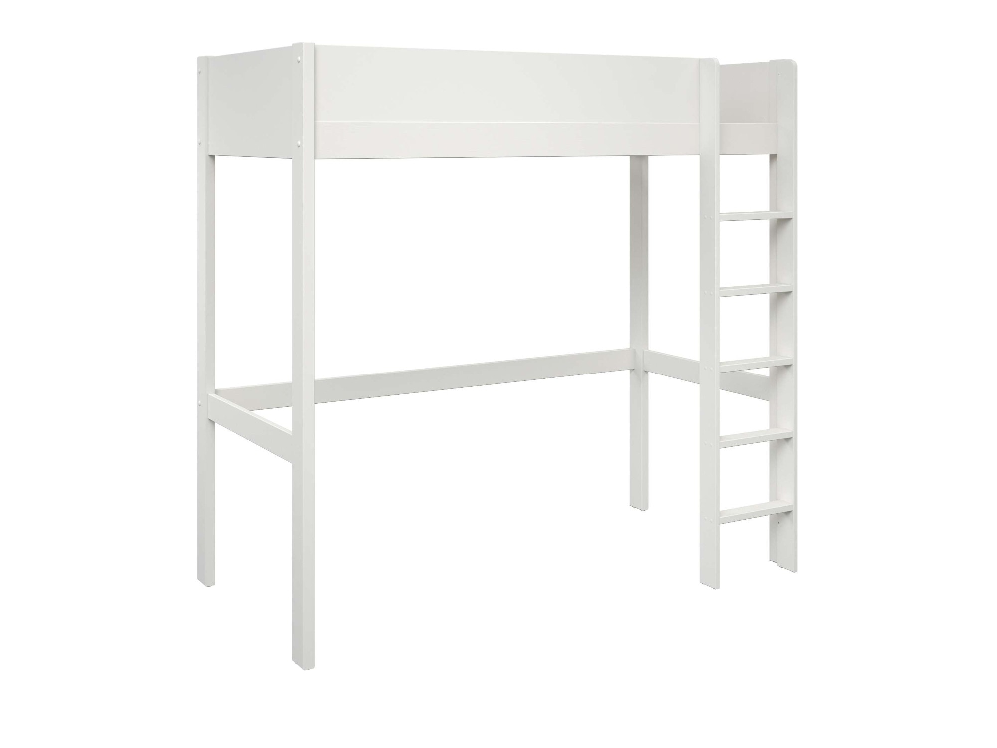 Lüttenhütt Hochbett »TIPO, Topseller, Kinderbett, Leiter links oder rechts montierbar« B/H/T 200x190x90cm,  FSC® zertifiziertes Massivholz, Rundum-Absturzschutz,