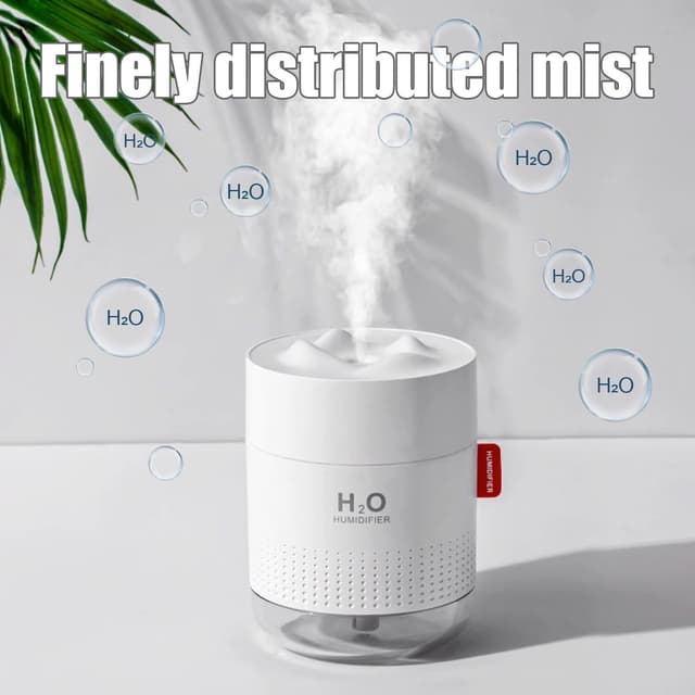 Ultralydsfugter 500 ml med LED-belysning