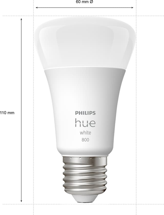 Philips Hue W 9W A60 E27 (4-pak)