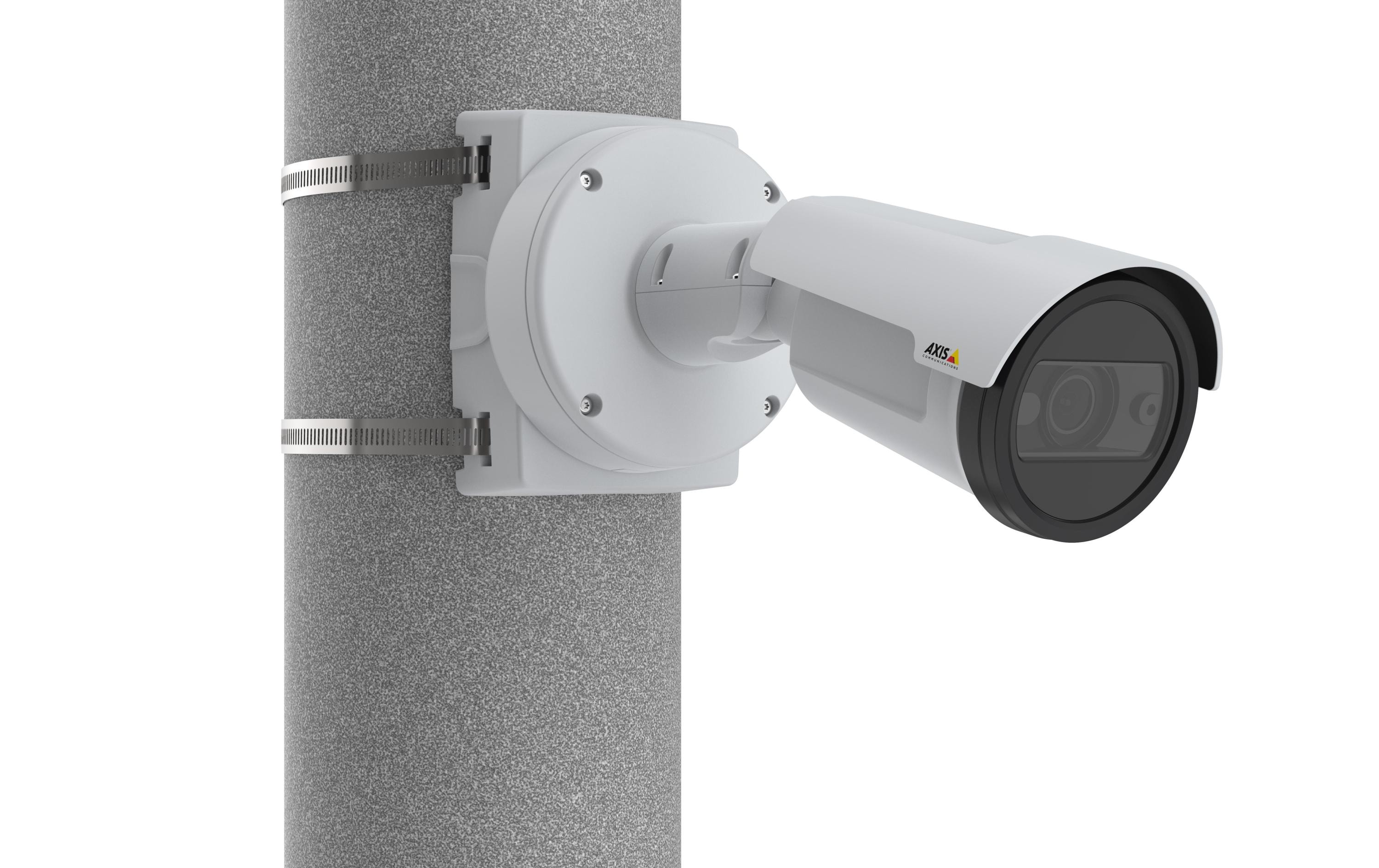 Masthalterung T91B47 110-410 mm Weiss 1 Stück<br>Masthalterung für Indoor/Outdoor