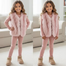 Cuddle me gilet - Roze