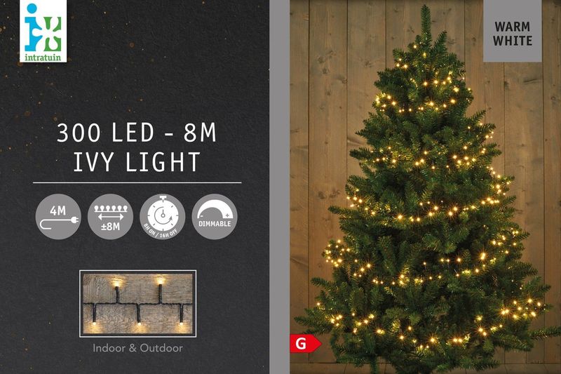Intratuin - Ivy Light - Miniverlichting - Warm Wit - 300 Lampjes - 8 m