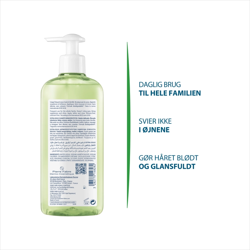DUCRAY Extra Gentle Dermo-Protective Shampoo 400 ml