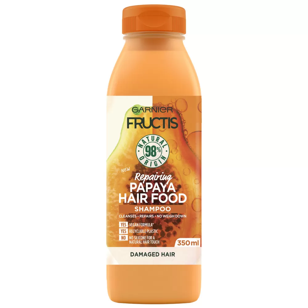Garnier Fructis Hair Food Papaya Shampoo - 350 ml.