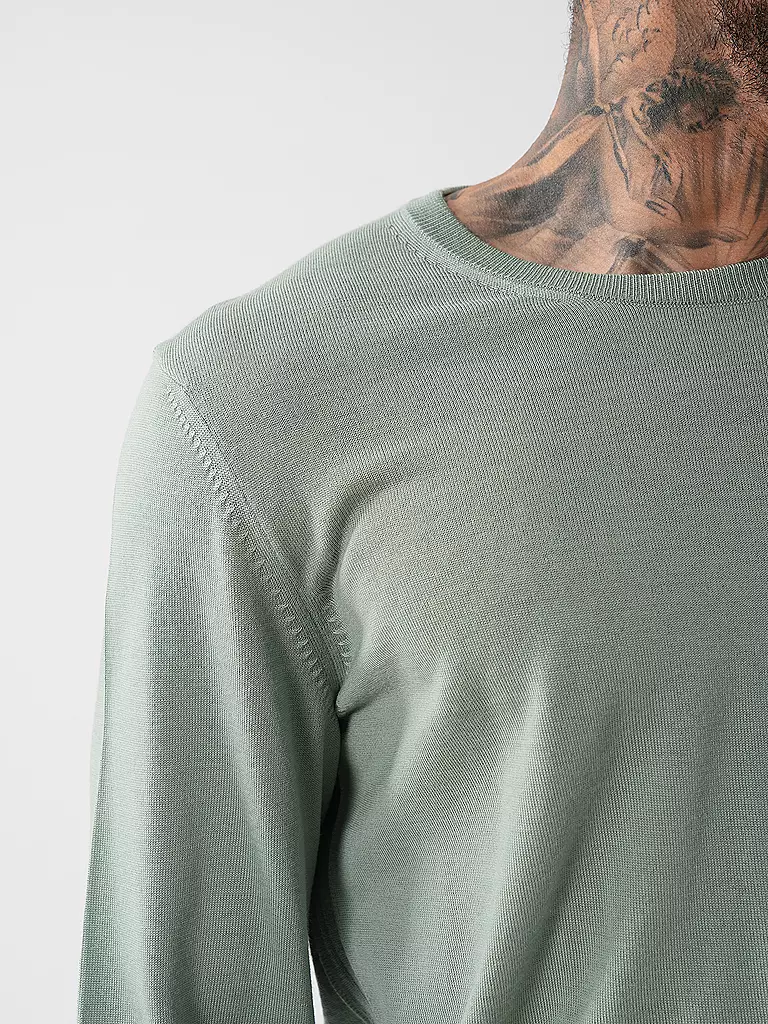 BOSS Pullover Slim Fit LENO-P hellgrün